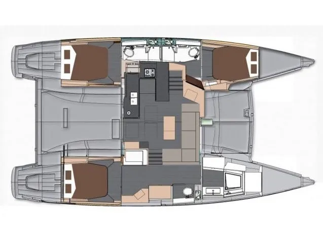 Charter a 11.88m Fountaine Pajot Lipari 41 in St. Petersburg