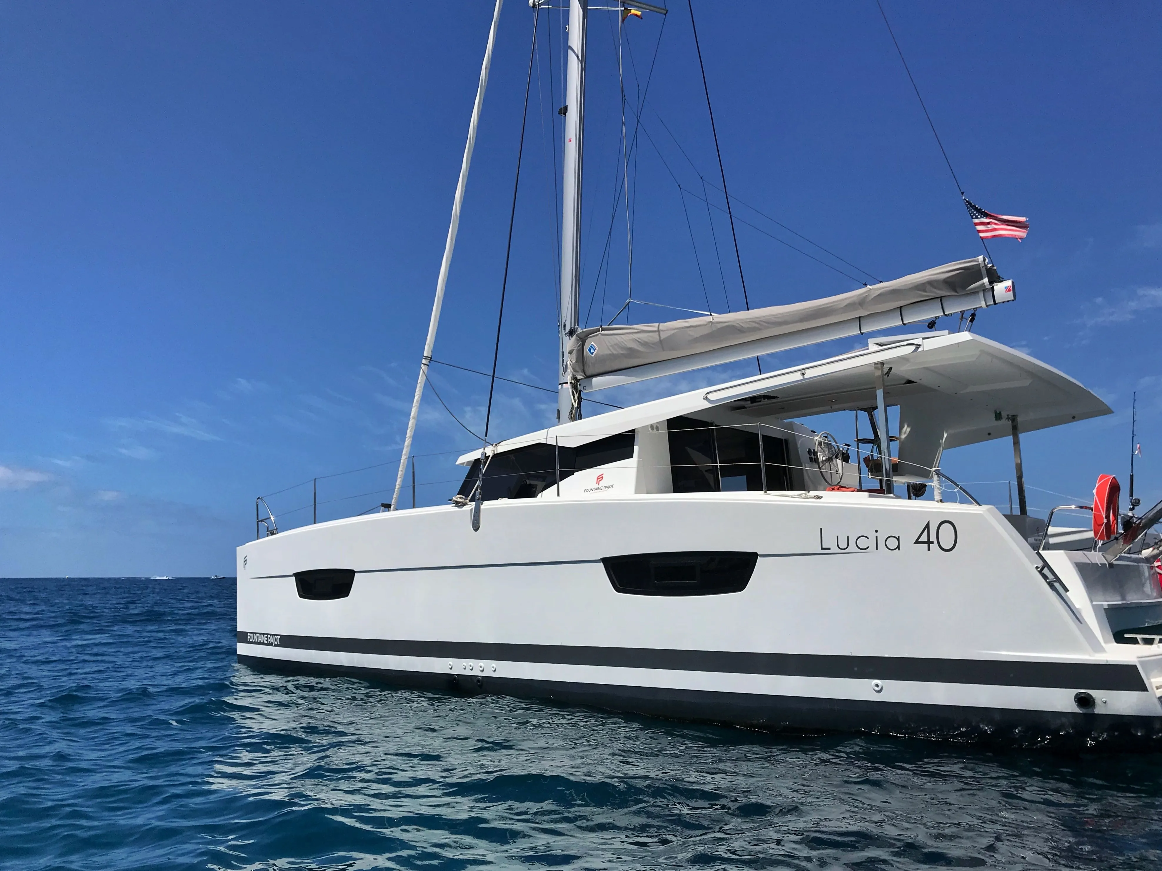 Explore Ibiza Town on a 11.73m Rental Catamaran Fountaine Pajot Lucia 40