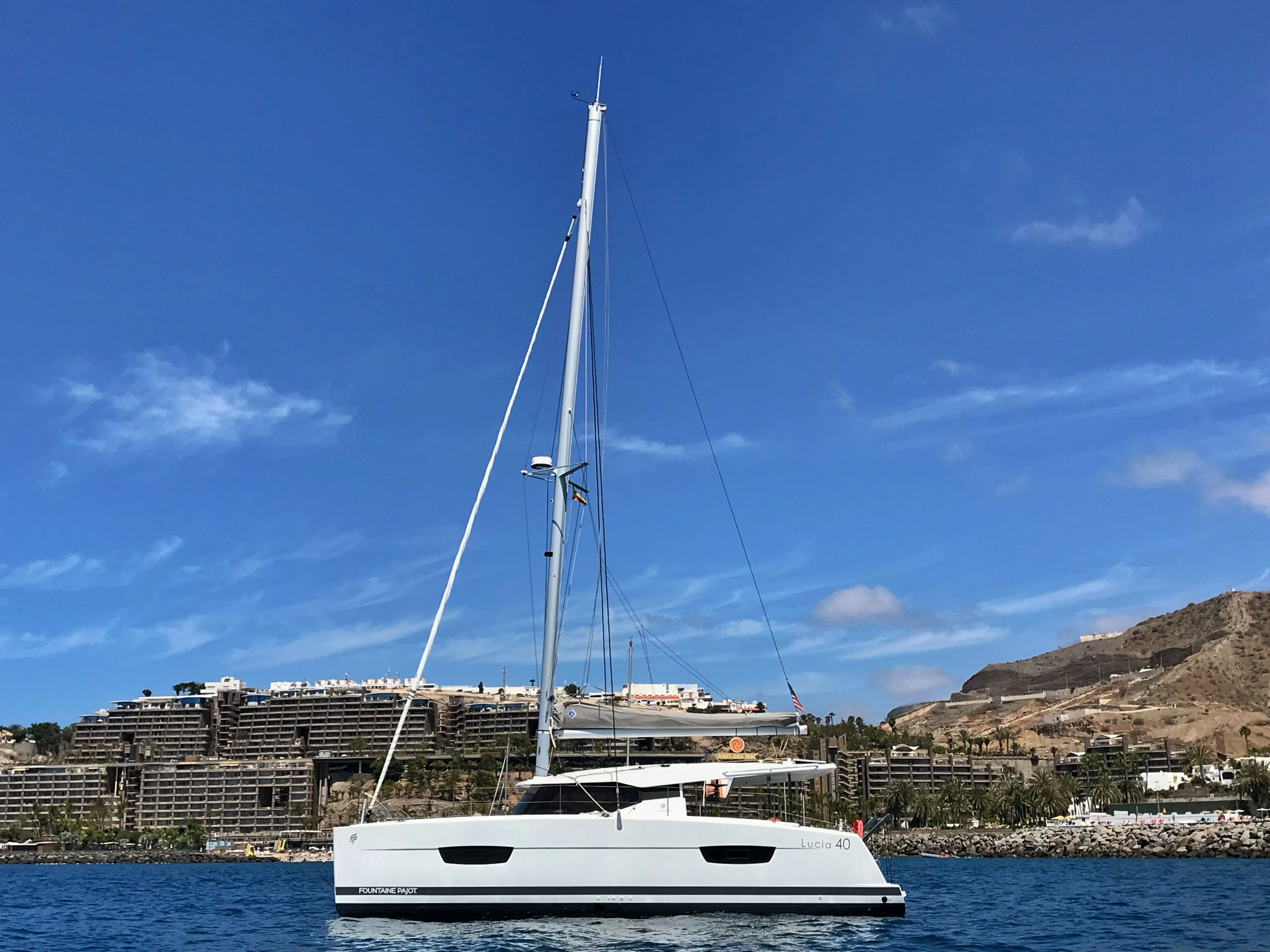 Explore Ibiza Town on a 11.73m Rental Catamaran Fountaine Pajot Lucia 40