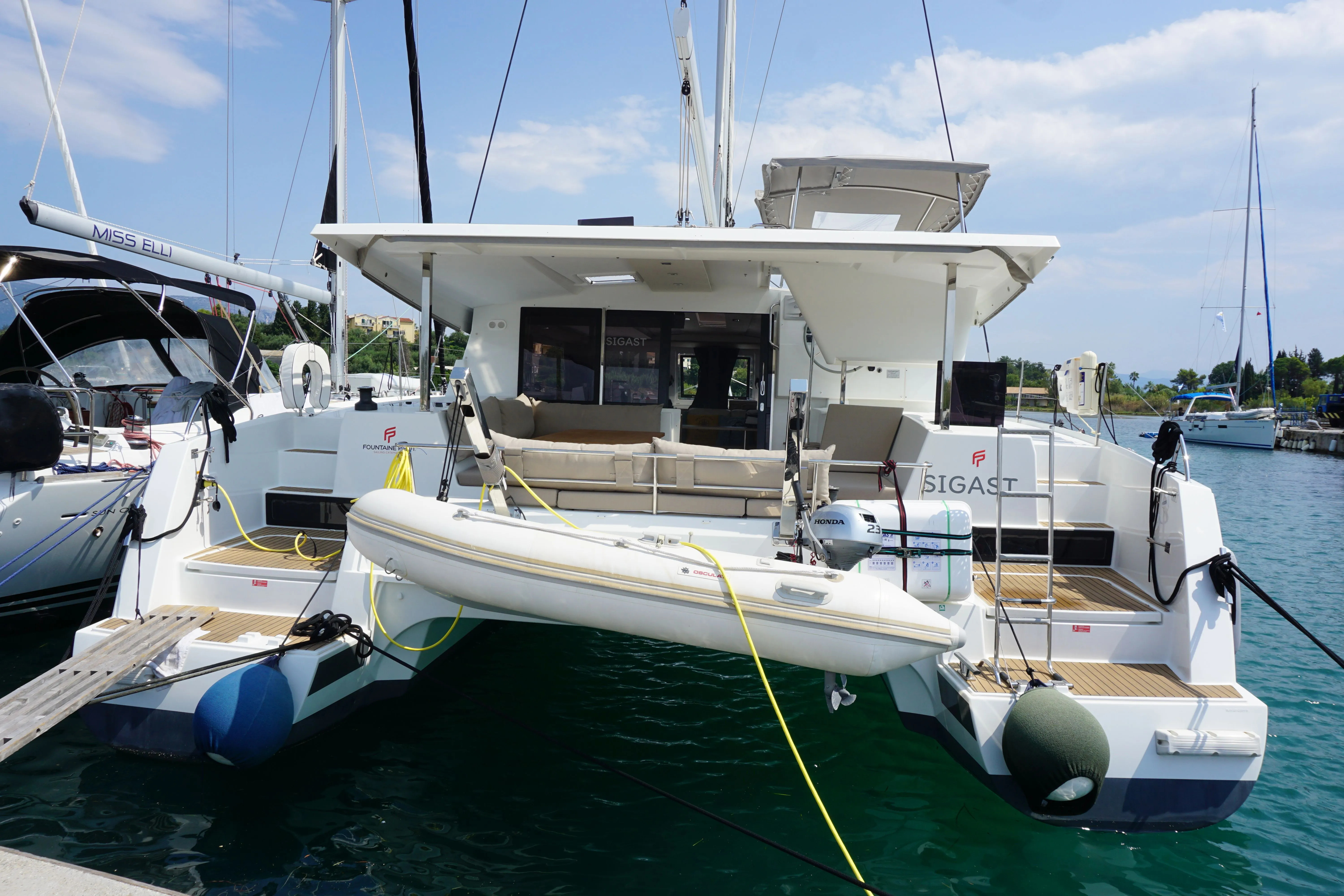 Explore Skradin on a 11.73m Rental Fountaine Pajot Lucia 40