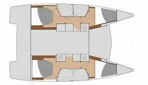 Explore Calvi on a 11.73m 4 Cabin Catamaran Rental