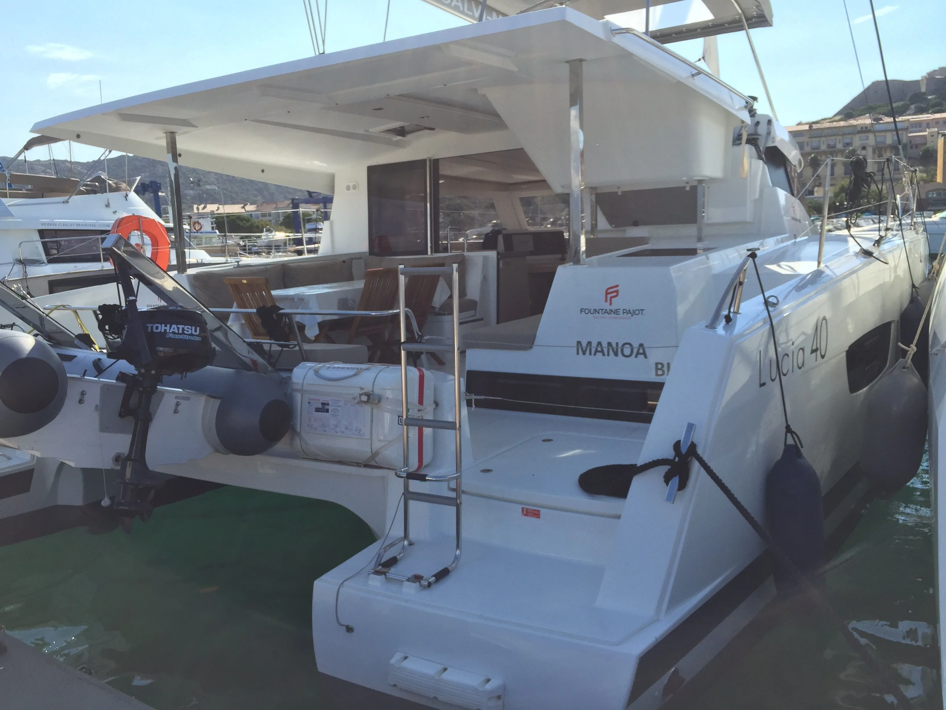 Explore Calvi on a 11.73m 4 Cabin Catamaran Rental