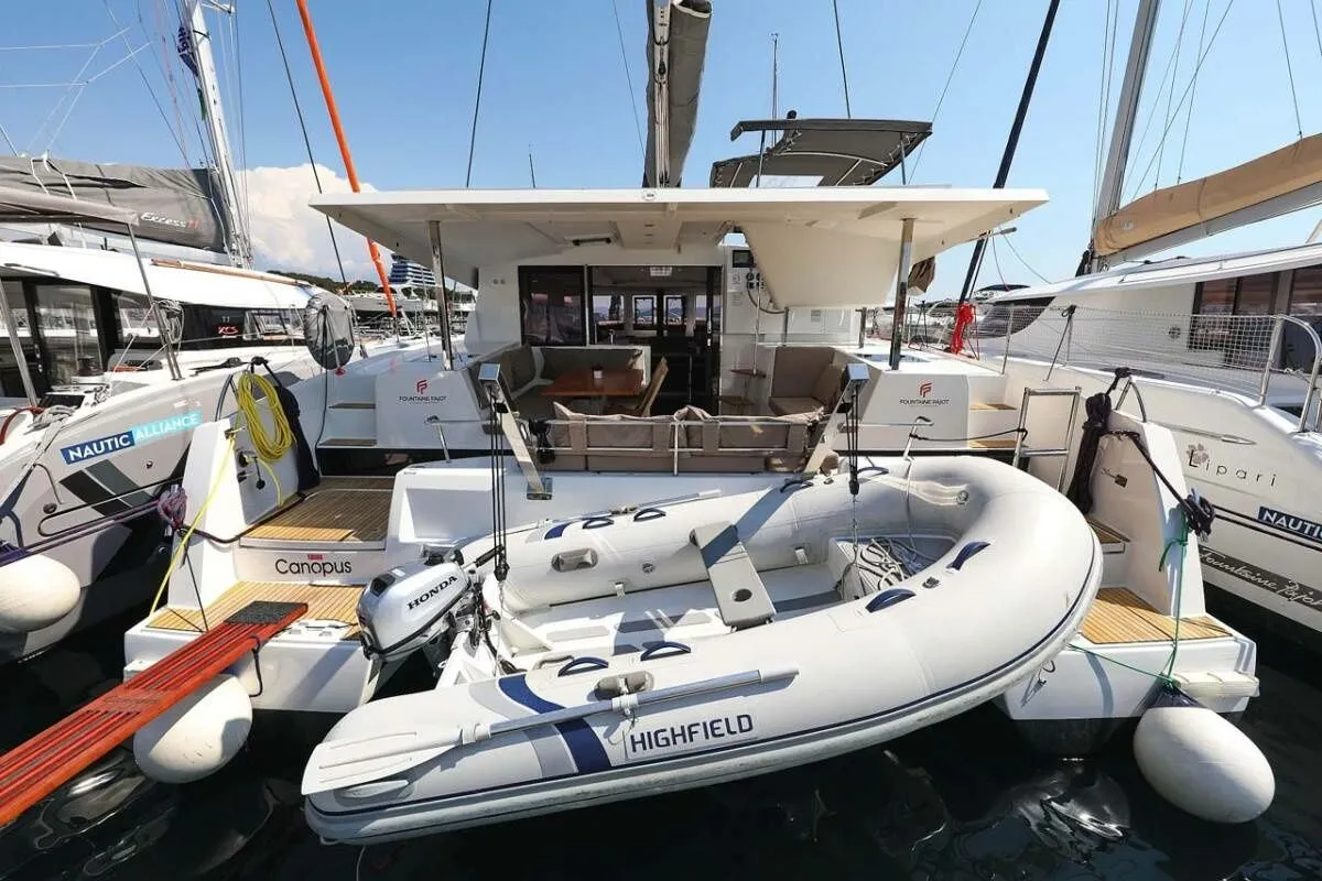 Explore Vodice on a 11.73m Fountaine Pajot Lucia 40 Catamaran Rental