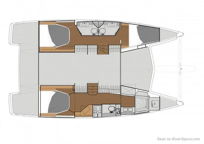 11.73m Golfo Aranci Catamaran Fountaine Pajot Lucia 40 Hire