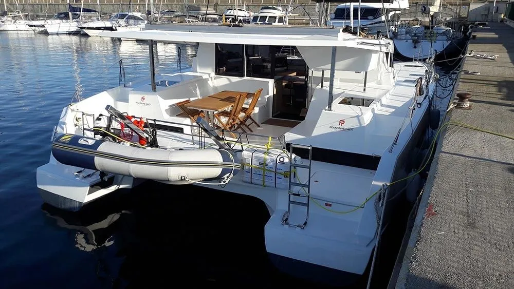 11.73m Palamos 4 Cabin Catamaran Hire