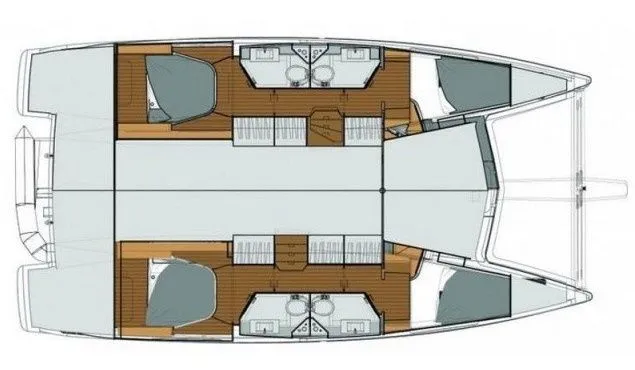 11.73m Pointe-à-Pitre Fountaine Pajot Lucia 40 Catamaran Hire