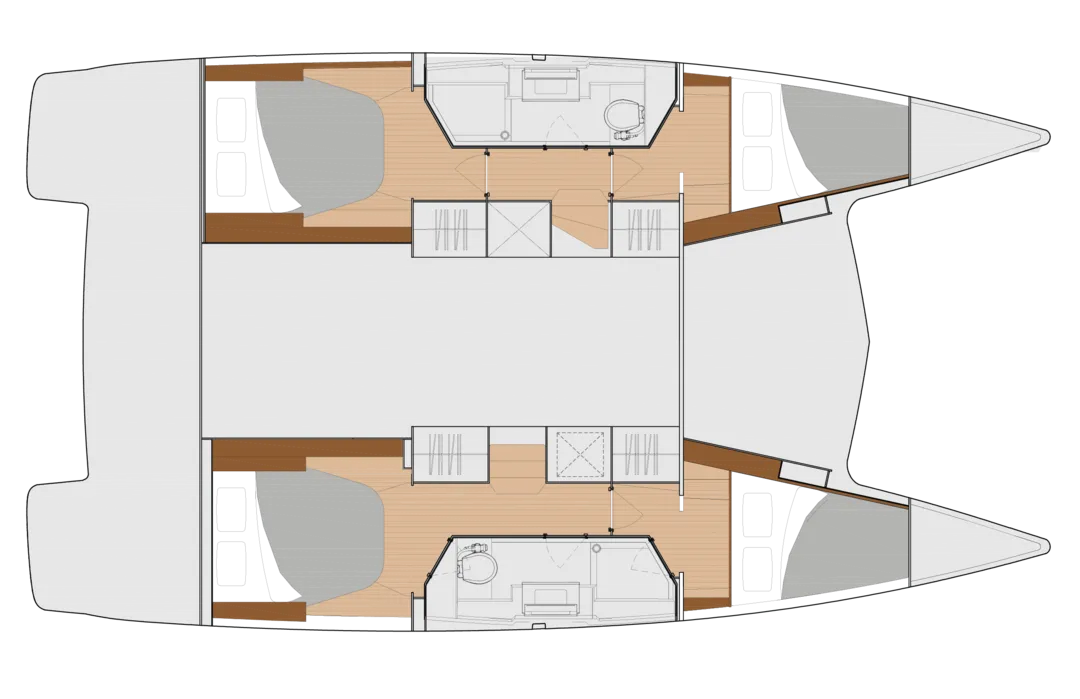 Charter a 11.68m 4 Cabin Catamaran in Road Town
