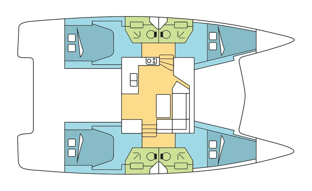 Rent a 11.58m Fountaine Pajot Lucia 40 in St. Petersburg