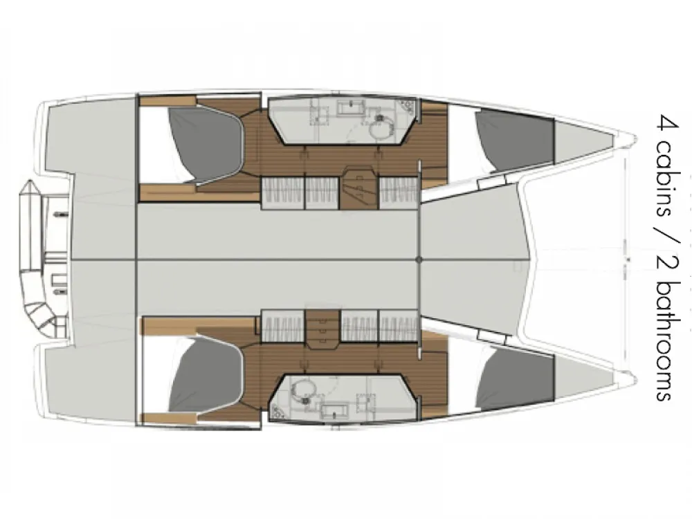 Explore Cogolin on a 11.73m Rental Fountaine Pajot Lucia 40