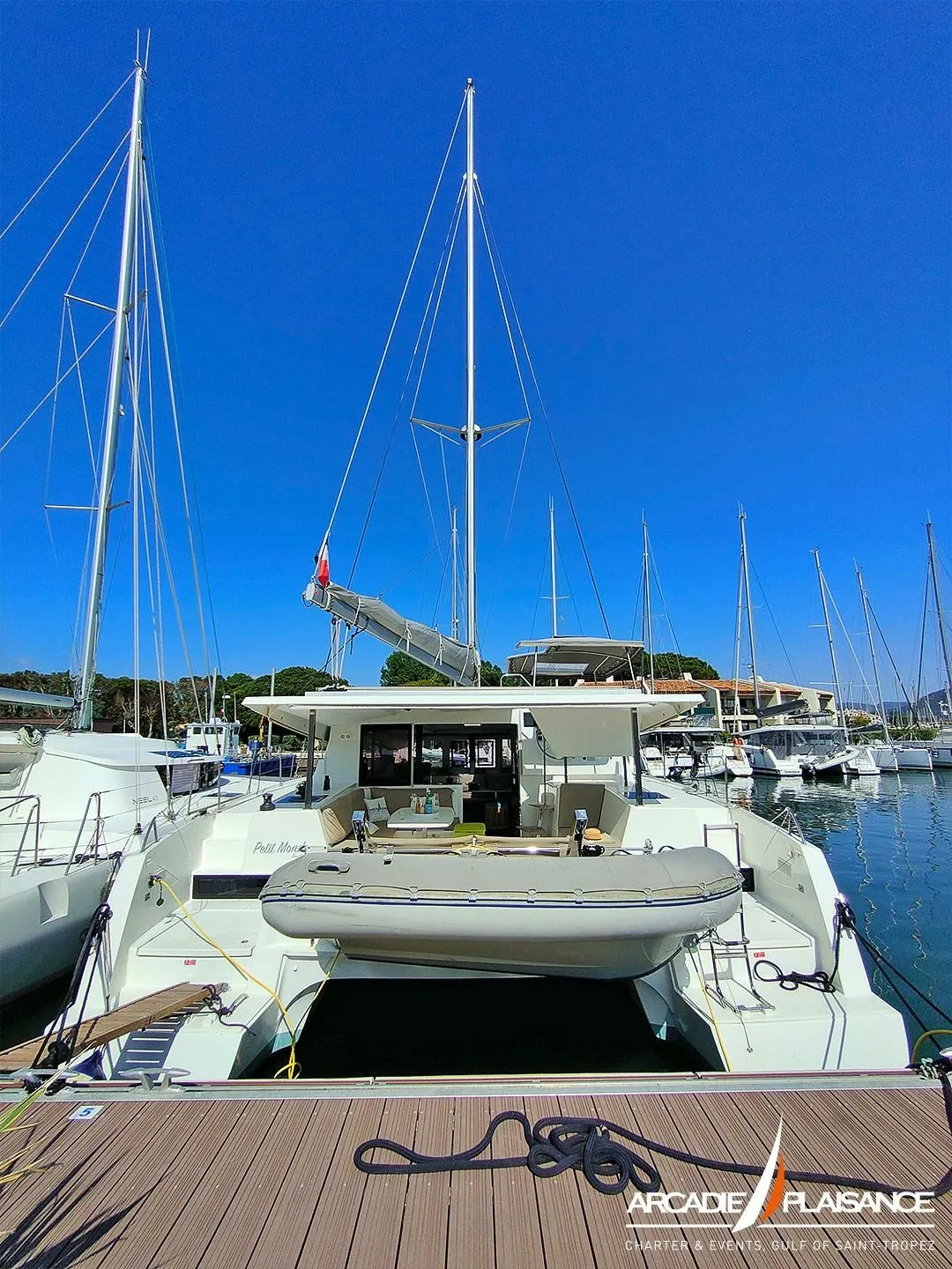 Explore Cogolin on a 11.73m Rental Fountaine Pajot Lucia 40