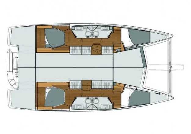 11.73m Furnari Catamaran Fountaine Pajot Lucia 40 Hire