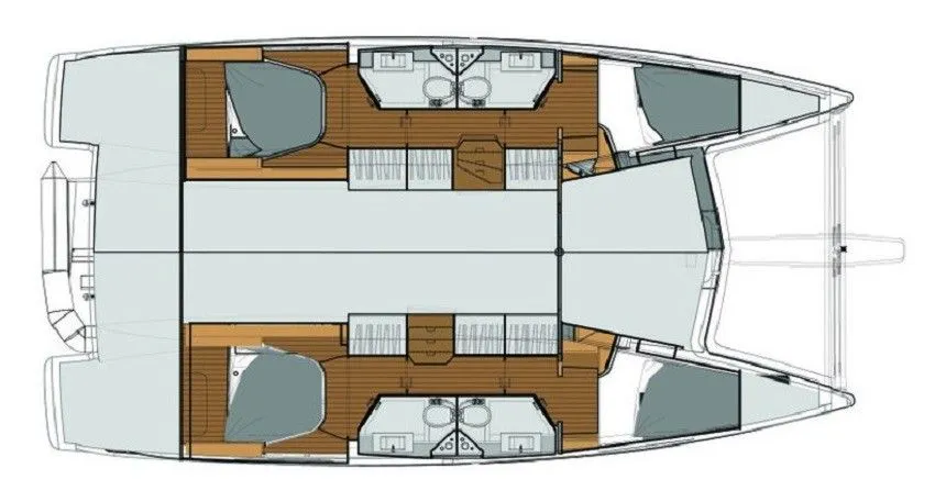 Charter a 11.37m Catamaran Fountaine Pajot Lucia 40 in Gouvia