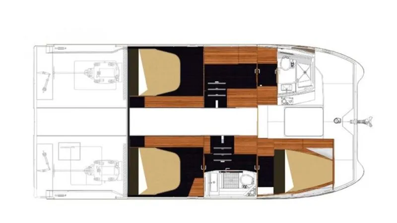 Porto Kiralık Fountaine Pajot MY 37 11m Motorlu katamaran