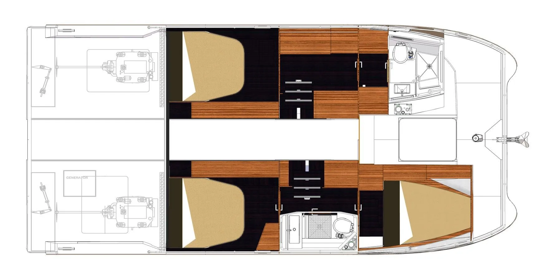 Charter a 11m Power Catamaran Fountaine Pajot MY 37 in Road Town