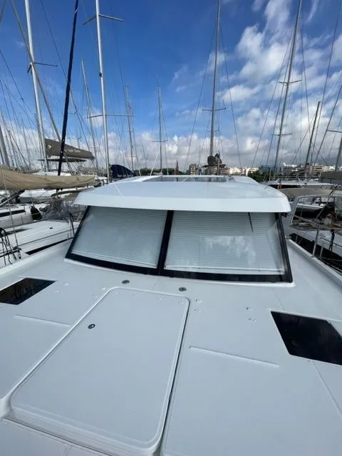 11m Athens 4 Cabin Power Catamaran Hire