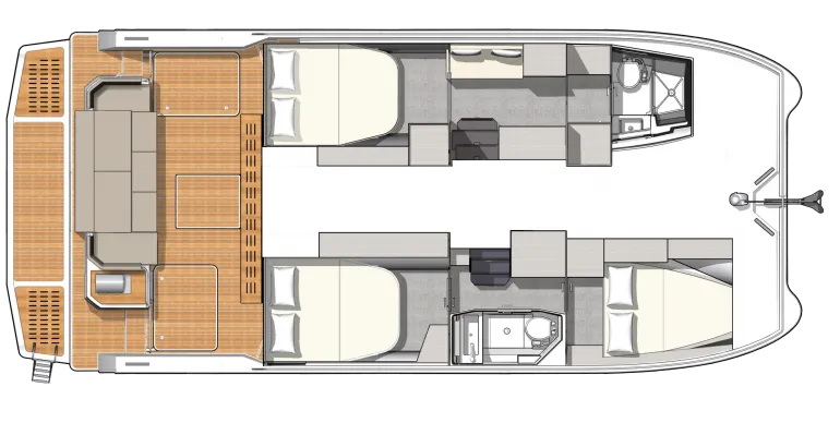 11.02m Marseille Power Catamaran Hire
