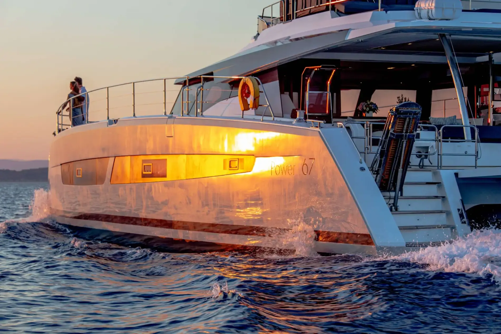 Charter a 20.42m 4 Cabin Power Catamaran in Elliniko