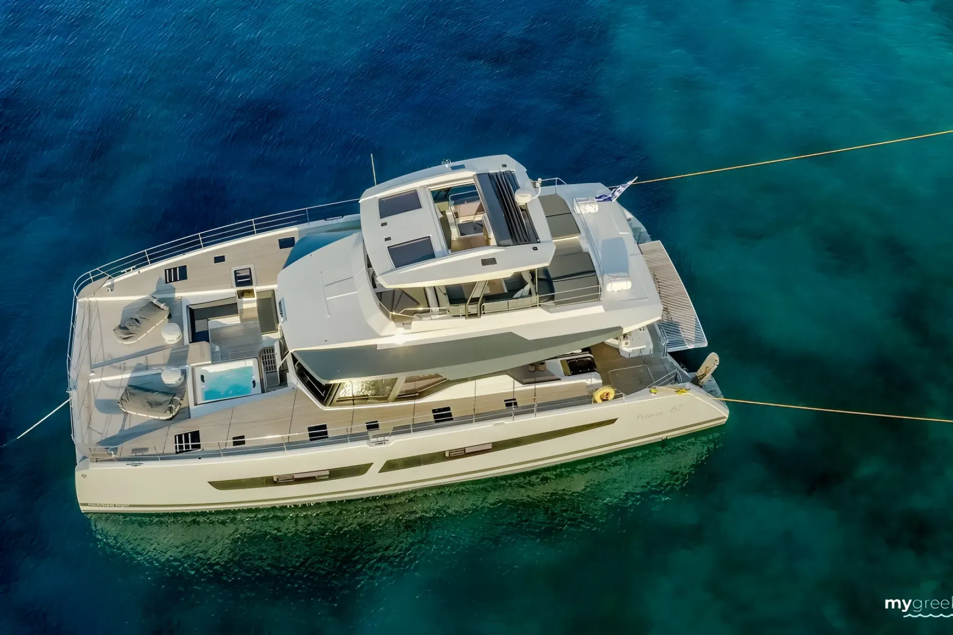 Charter a 20.42m 4 Cabin Power Catamaran in Elliniko