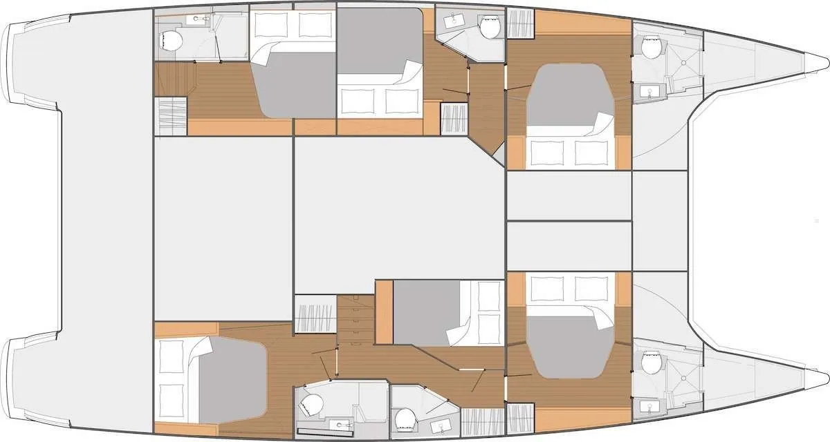 14.98m Koolbaai Catamaran Fountaine Pajot Saba 50 Hire