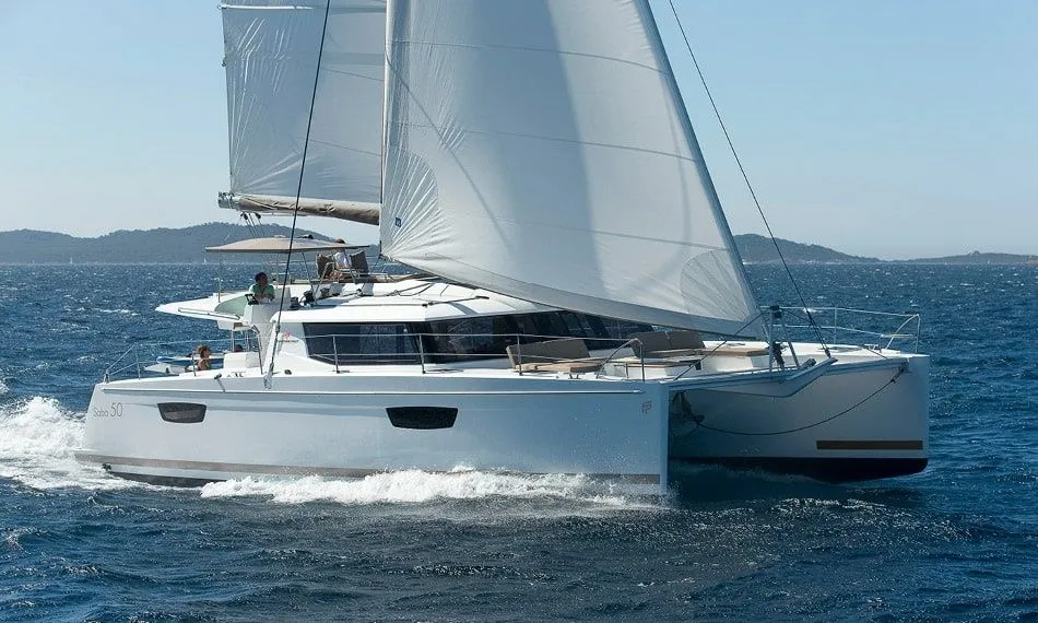 Explore Sivota on a 14.98m Rental Catamaran