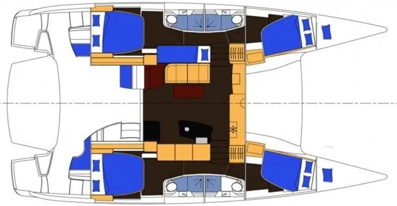 Rent a 14.3m 5 Cabin Catamaran in Canet-en-Roussillon