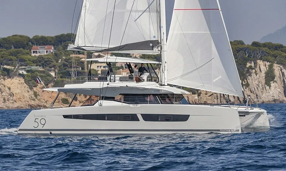 Charter a 18.78m Fountaine Pajot Samana 59 in Saint John’s