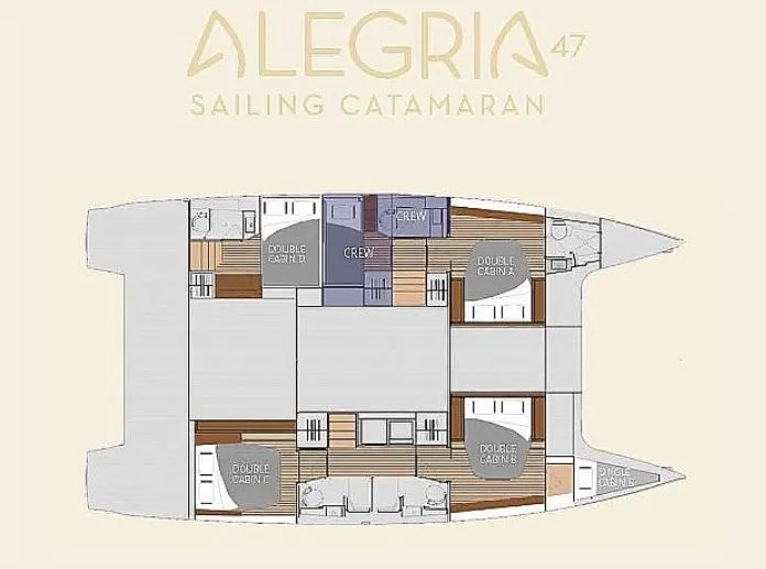 Rent a 14.4m Catamaran in Kalamata