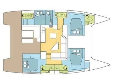 Charter a 13.94m Catamaran Fountaine Pajot Saona 47 in Nuevo Vallarta