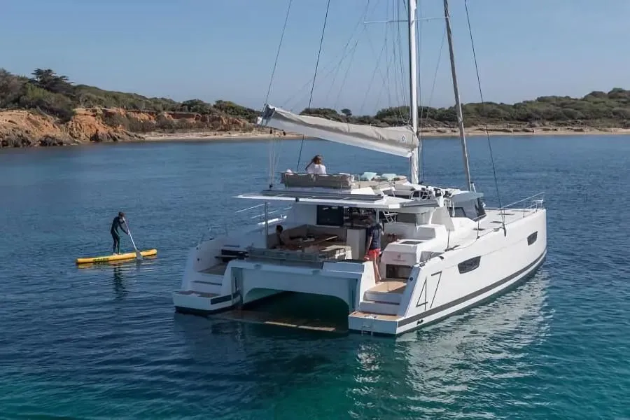 Charter a 13.94m Catamaran Fountaine Pajot Saona 47 in Nuevo Vallarta