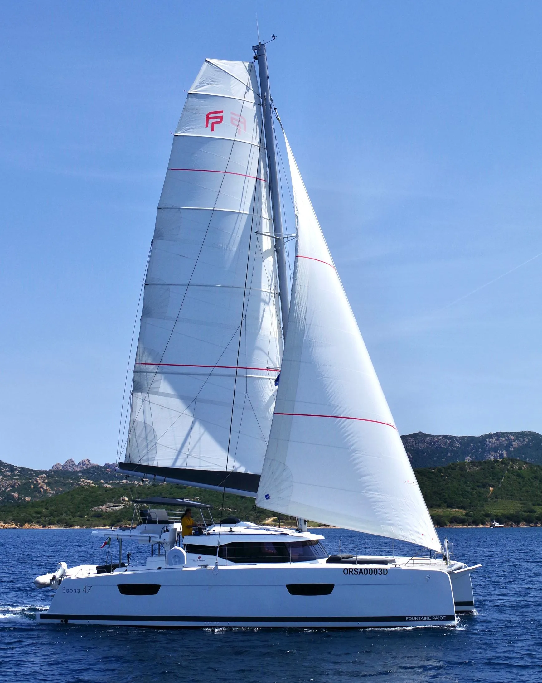 Explore Cannigione on a 13.94m Rental Boat