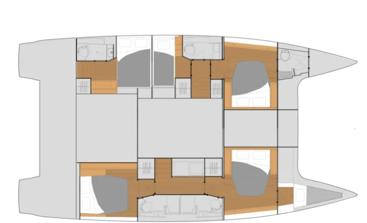 Rent a 13.94m Catamaran Fountaine Pajot Tanna 47 in Saint-Mandrier-sur-Mer