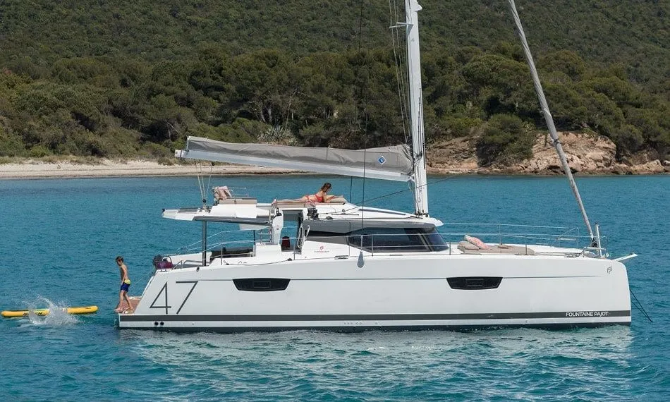 13.94m Olbia 6 Cabin Catamaran Hire
