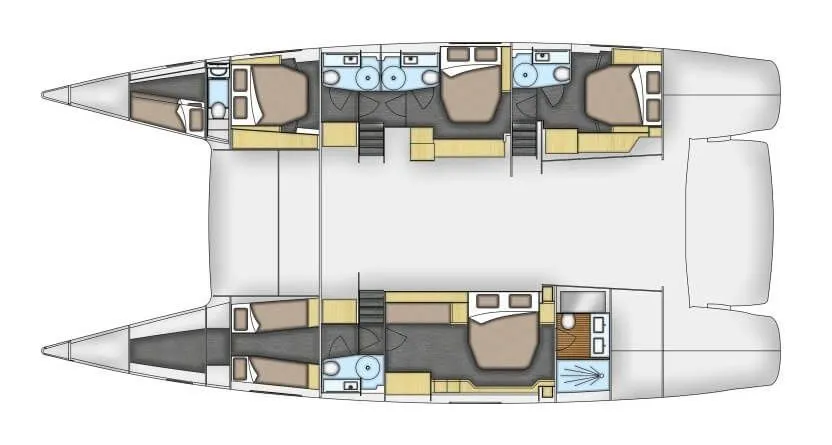 20.44m Naples Fountaine Pajot Victoria 67 Hire