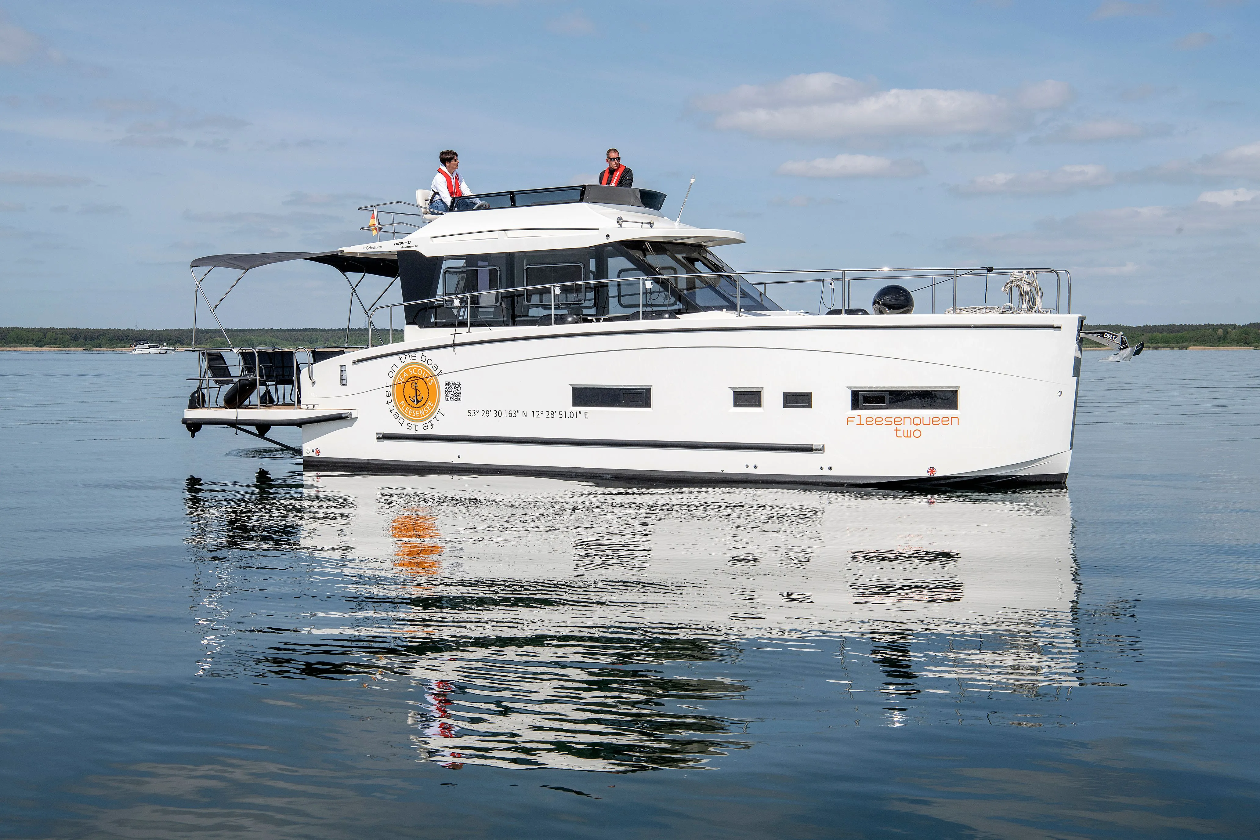 Explore Göhren-Lebbin on a 12.5m Rental Motor Yacht Futura 40