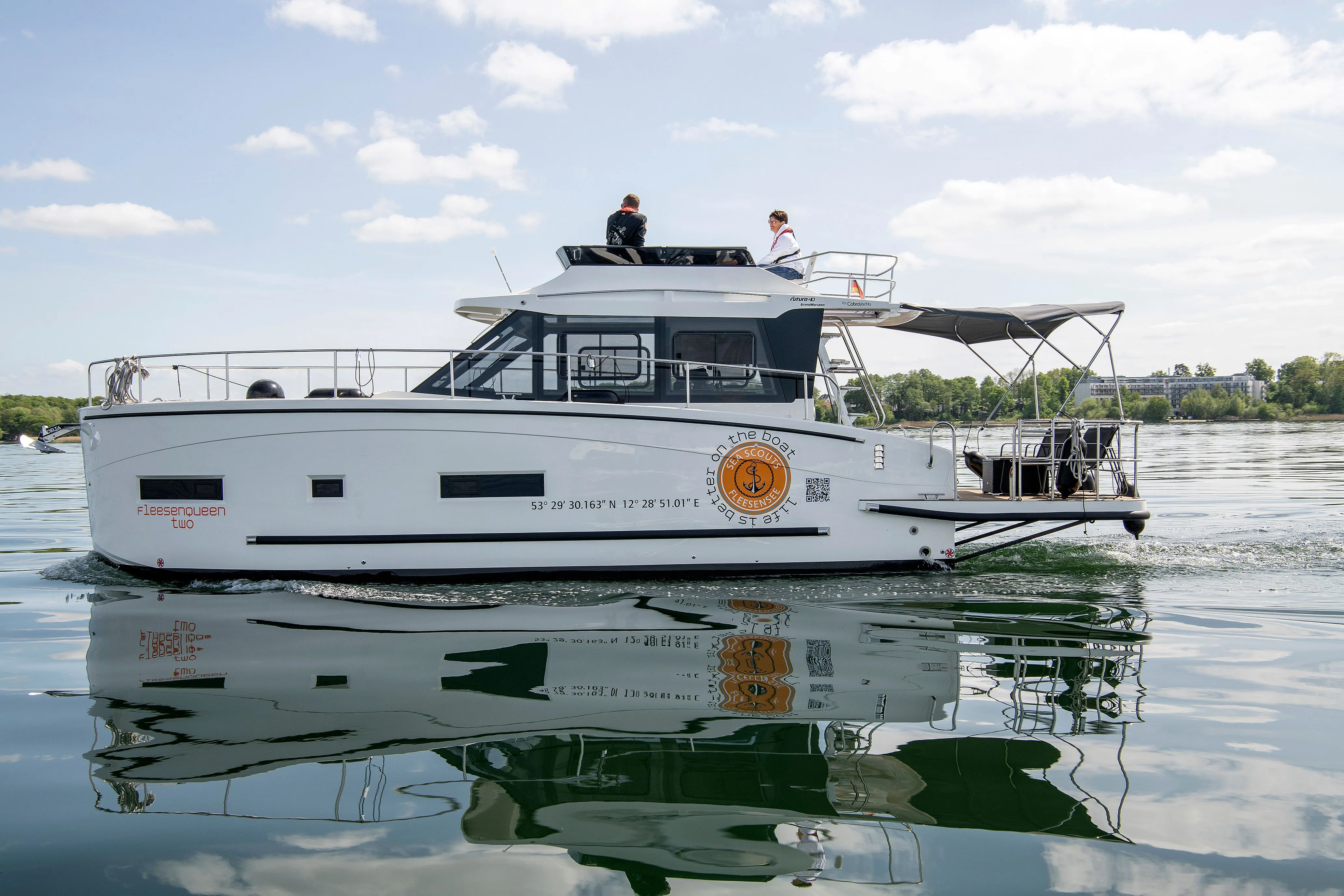 Explore Göhren-Lebbin on a 12.5m Rental Motor Yacht Futura 40