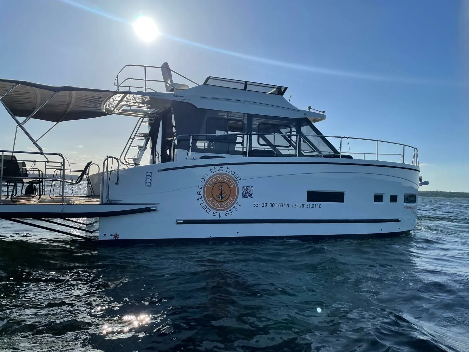12.5m Göhren-Lebbin Futura 40 Motor Yacht Hire