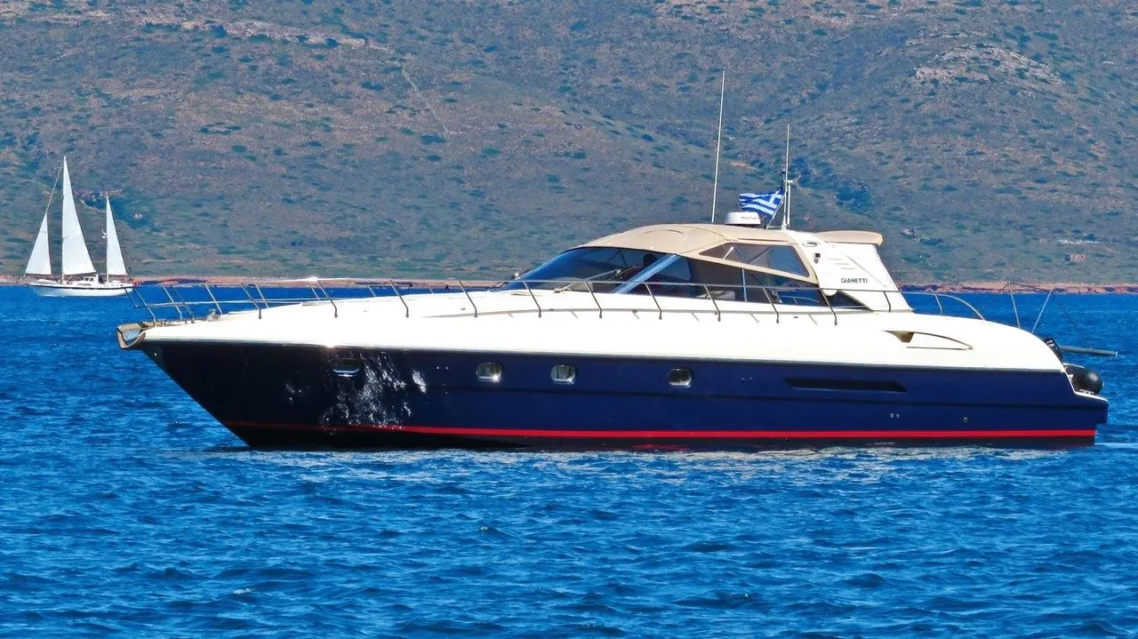 Explore Lavrion on a 17.12m 3 Cabin Motor Yacht Rental