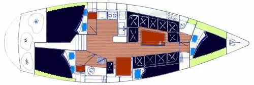 Explore Dielette on a 11.6m Rental Gib Sea 116