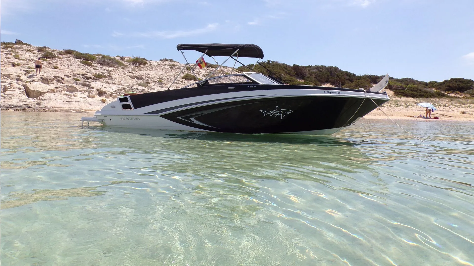 Charter a 8m Glastron GT 245 in Ibiza Town
