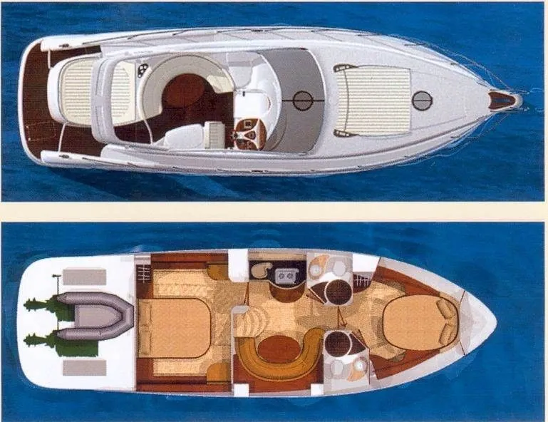 13.7m Izola 2 Cabin Motor Yacht Hire