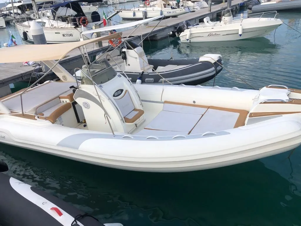 Explore Capo d'Orlando on a 8.6m Rental Motor Boat