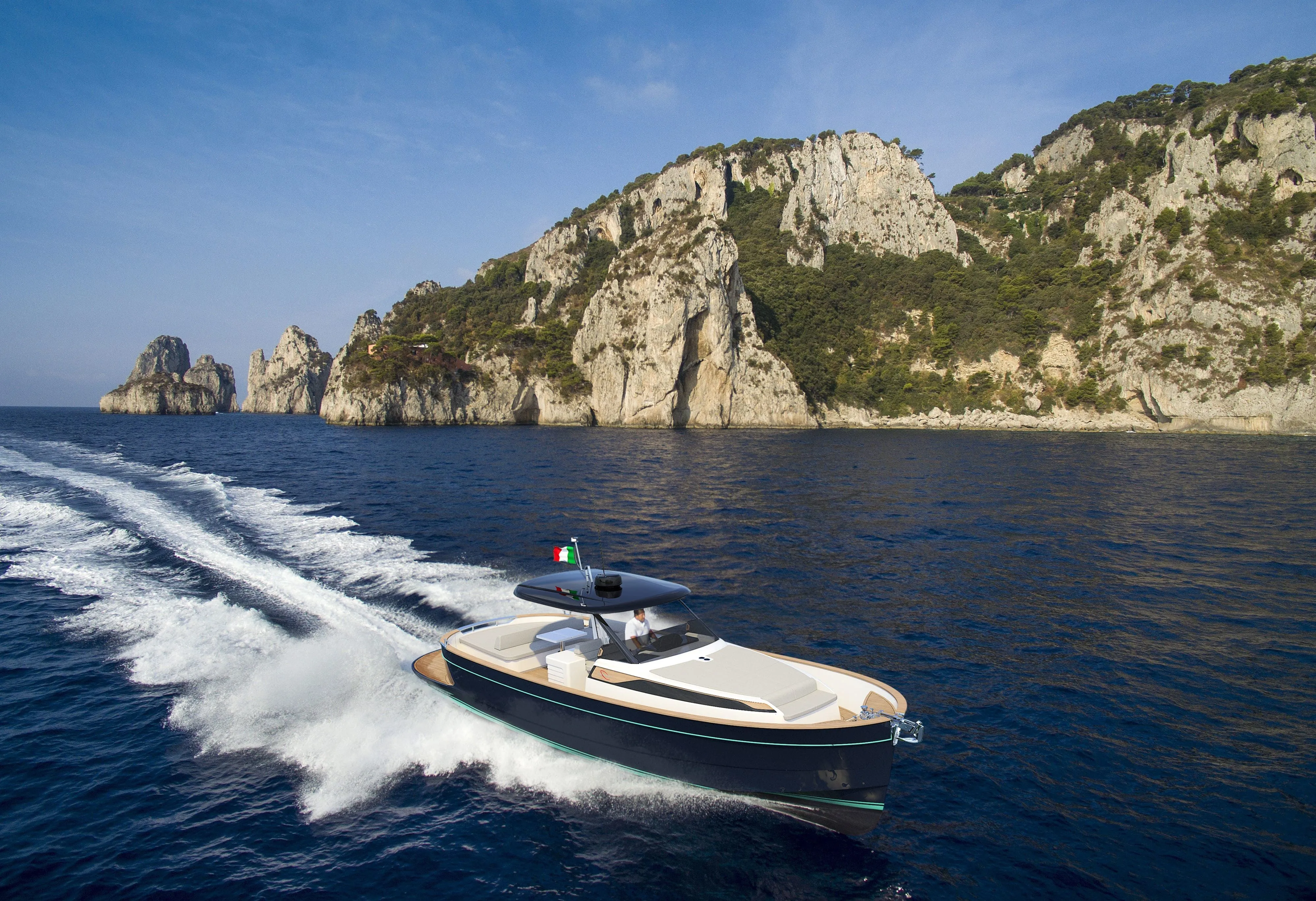 Explore Marina Grande on a 11.4m Rental Boat