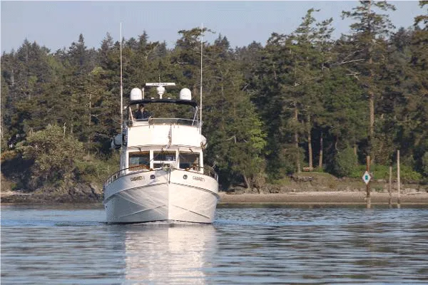 15.4m Nanaimo Grand Banks Classic 49 Motor Yacht Hire