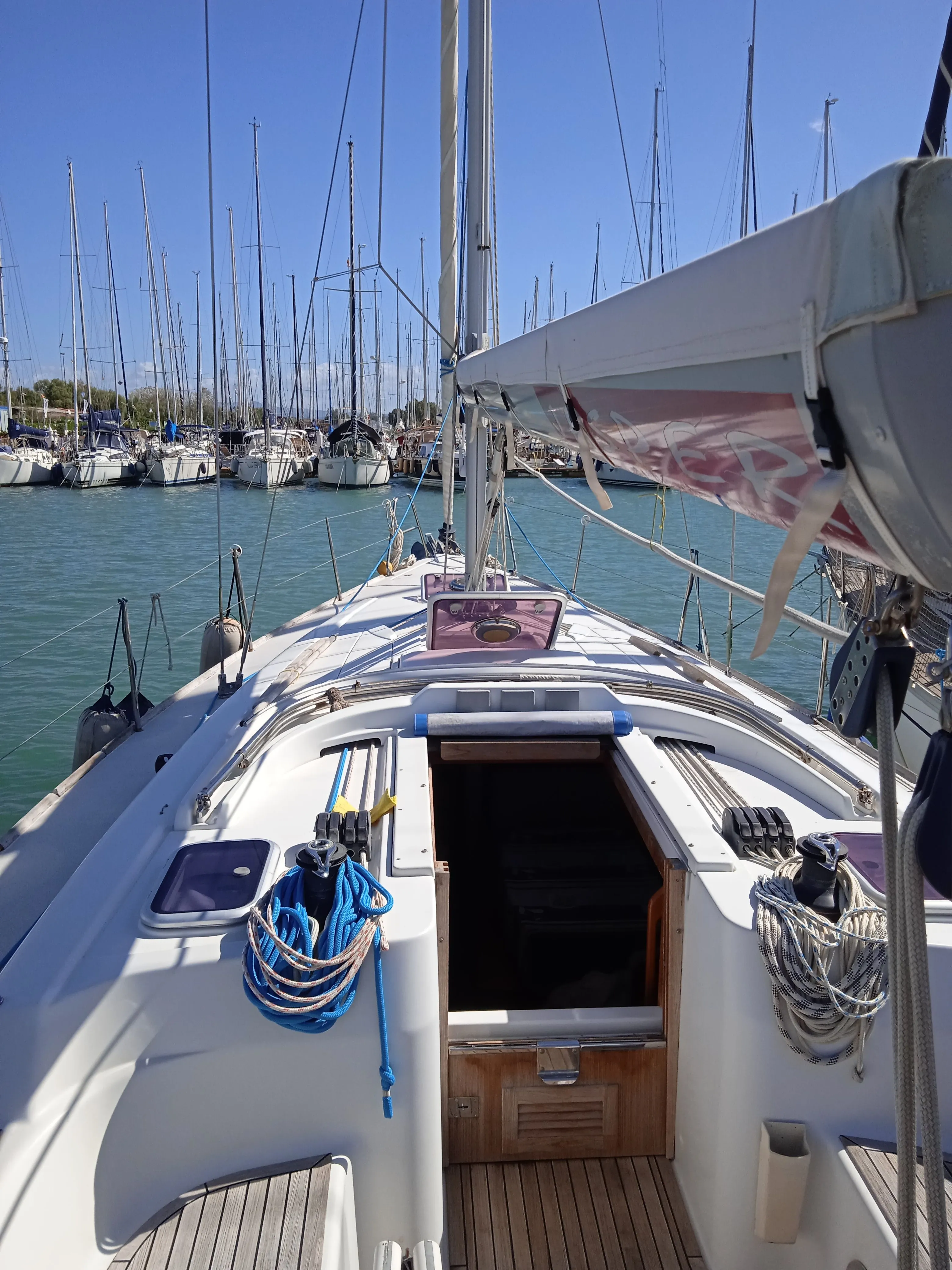 Explore Marina di Cecina on a 11.6m Grand Soleil 37 Sailing Yacht Rental