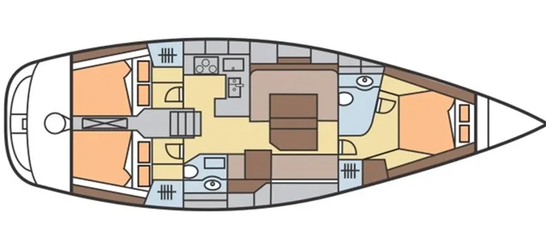 Rent a 13.9m Grand Soleil 45 Sailing Yacht in Palermo