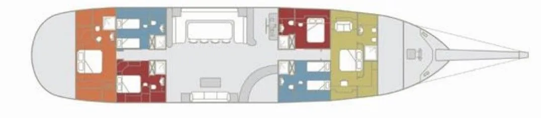 Kaya Güneri 5 Charter Boat - 2