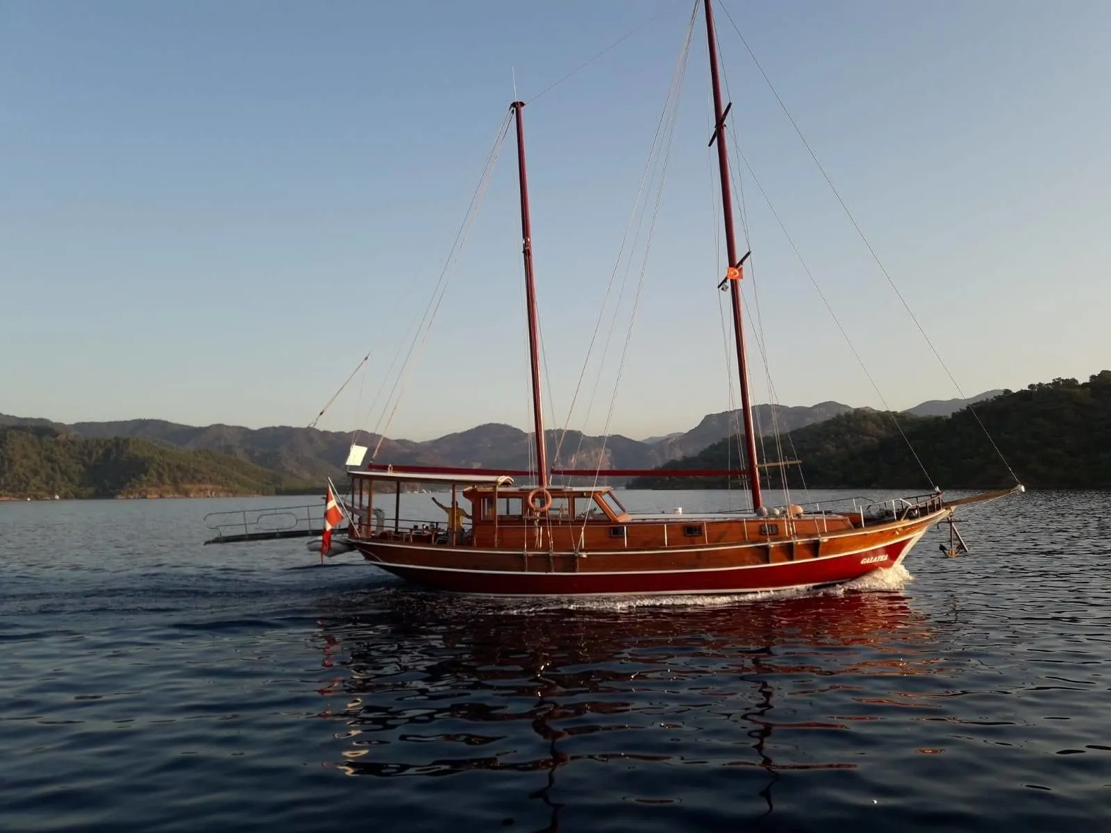 Charter a 19m 3 Cabin Gulet in Piso Livadi
