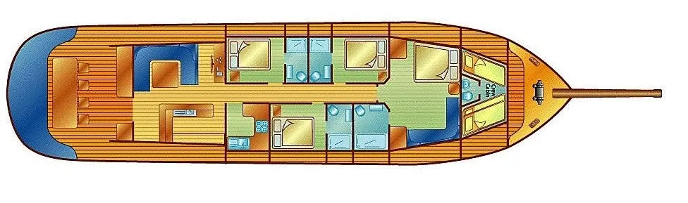 Explore Bodrum on a 21m 4 Cabin Gulet Rental