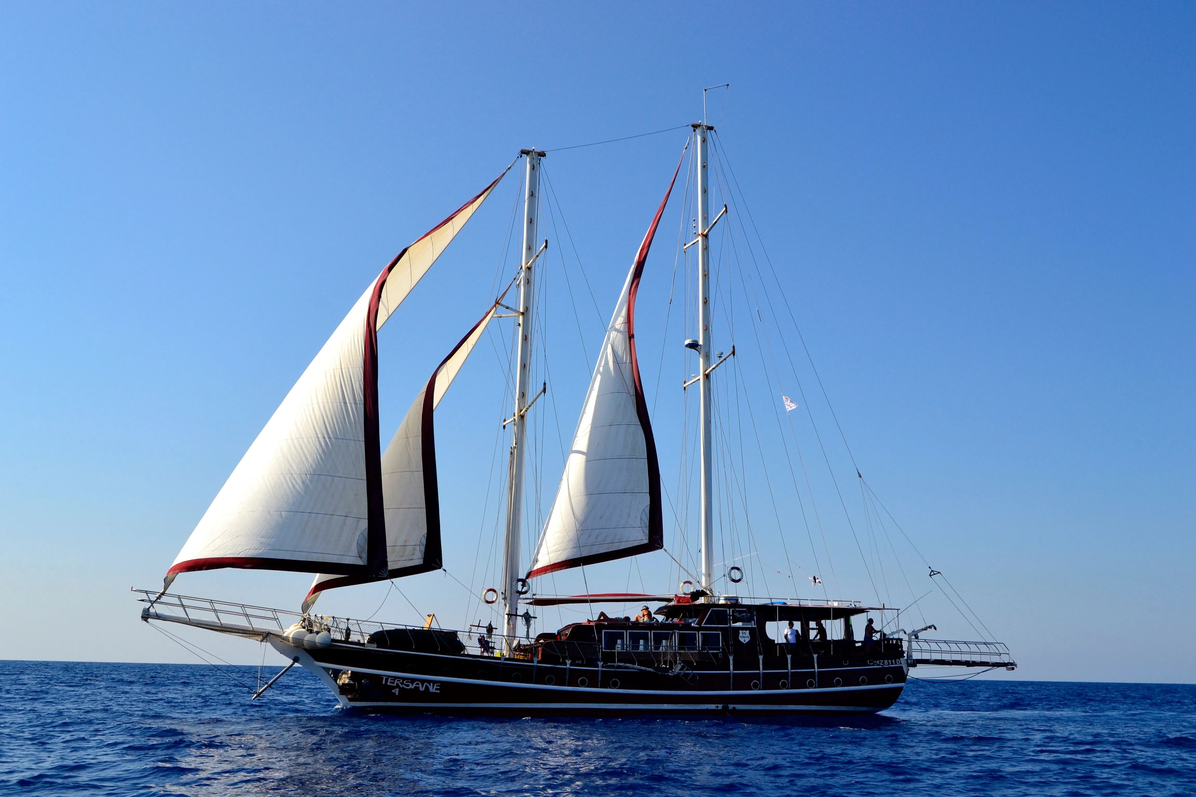 Explore Capo d'Orlando on a 24m 6 Cabin Gulet Rental