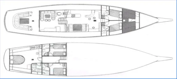 24.4m Athens 5 Cabin Gulet Hire